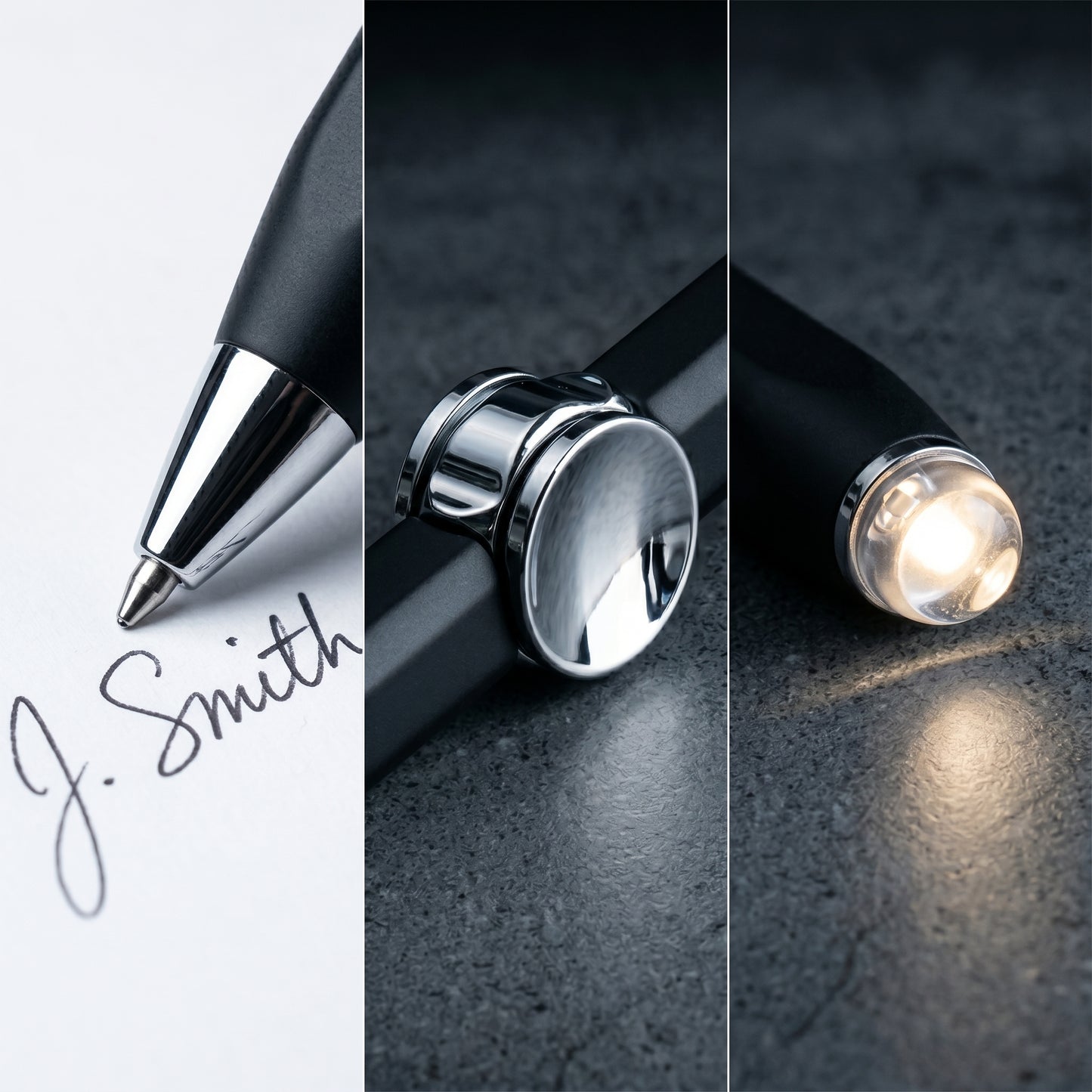 Premium Fidget Pen. Write, Spin, Illuminate
